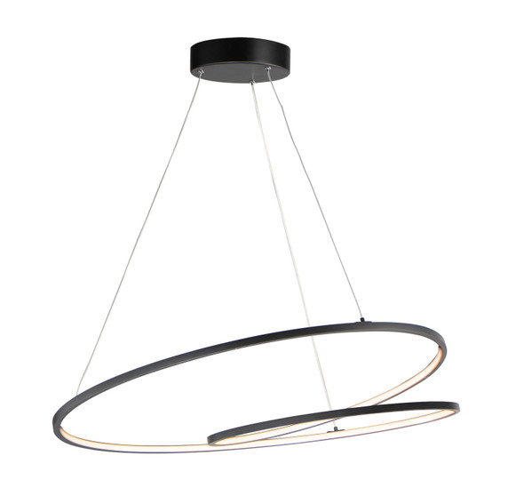 Mid. Chandeliers Ring/Halo by ET2 ( 86 | E21327-BK Cycle ) 