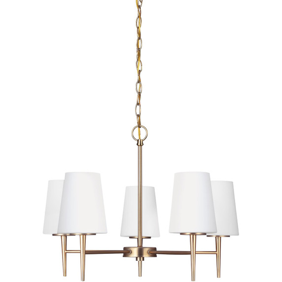 Mid. Chandeliers Glass Down by Generation Lighting ( 1 | 3140405EN3-848 Driscoll ) 