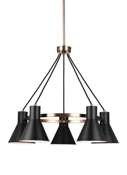 Mid. Chandeliers Metal Shade by Generation Lighting ( 1 | 3141305EN3-848 Towner ) 