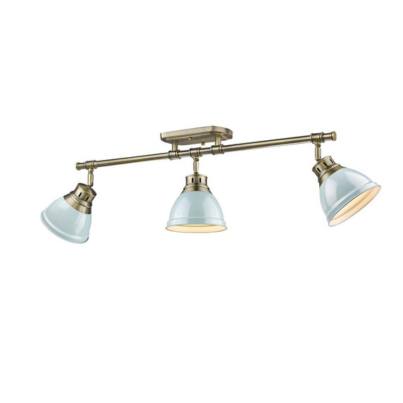 Semi-Flush Mts. Directional by Golden ( 62 | 3602-3SF AB-SF Duncan ) 