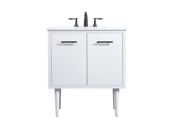 Plumbing Bath Chests/Vanities by Elegant Lighting ( 173 | VF48030MWH Cyrus ) 