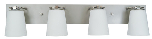 Bathroom Fixtures Four Lights by Framburg ( 8 | 4854 SP/PN/WH Mercer ) 