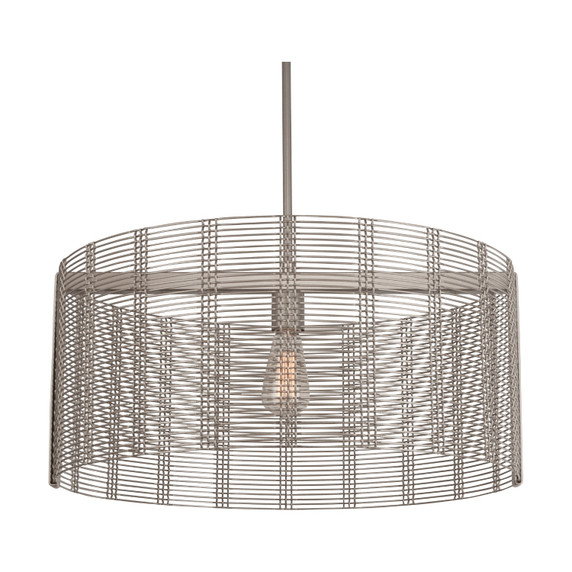 Pendants Drum Shade by Hammerton Studio ( 404 | CHB0020-24-MB-0-001-E2 Downtown Mesh ) 