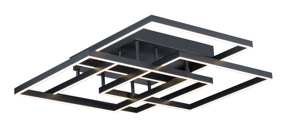 Semi-Flush Mts. Ring Shade/Halo by ET2 ( 86 | E21518-BK Traverse LED ) 