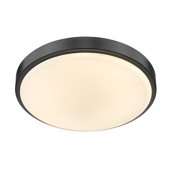 Flush Mounts Bowl Style by Golden ( 62 | 9128-FM13 BLK-OP Gabi ) 