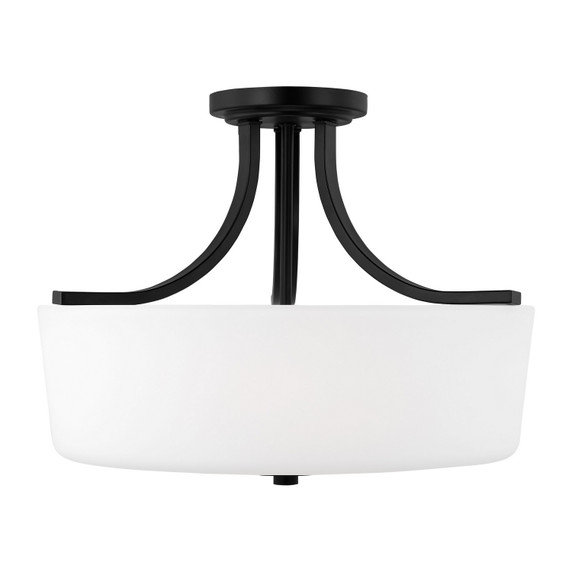 Semi-Flush Mts. Bowl Style by Generation Lighting ( 1 | 7728803-112 Kemal ) 
