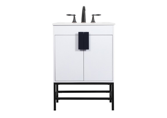 Plumbing Bath Chests/Vanities by Elegant Lighting ( 173 | VF48824MWH Eugene ) 