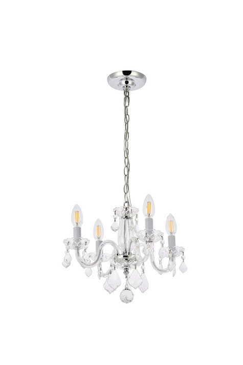 Mini Chandeliers Candle by Elegant Lighting ( 173 | V7804D15C/RC Rococo ) 