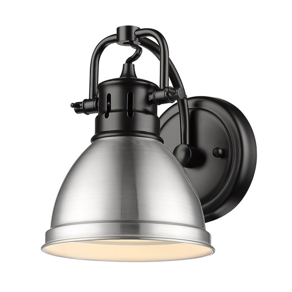 Sconces Directional/Cylinder by Golden ( 62 | 3602-BA1 BLK-PW Duncan ) 