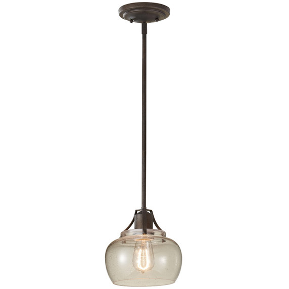 Mini Pendants Glass Down by Generation Lighting ( 1 | P1234RI Urban Renewal ) 