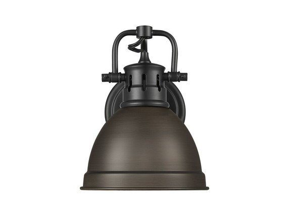 Sconces Metal by Golden ( 62 | 3602-BA1 BLK-RBZ Duncan ) 