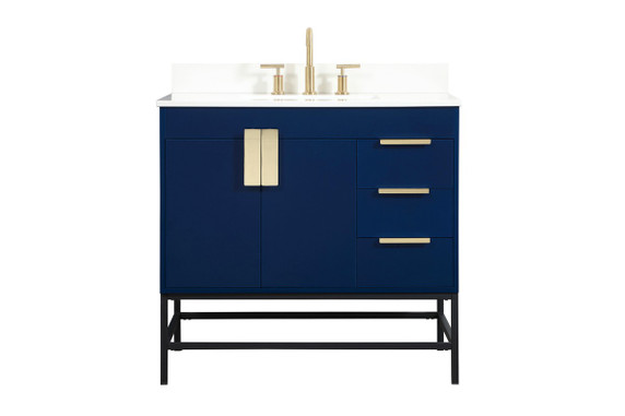 Plumbing Bath Chests/Vanities by Elegant Lighting ( 173 | VF48836MBL-BS Eugene ) 