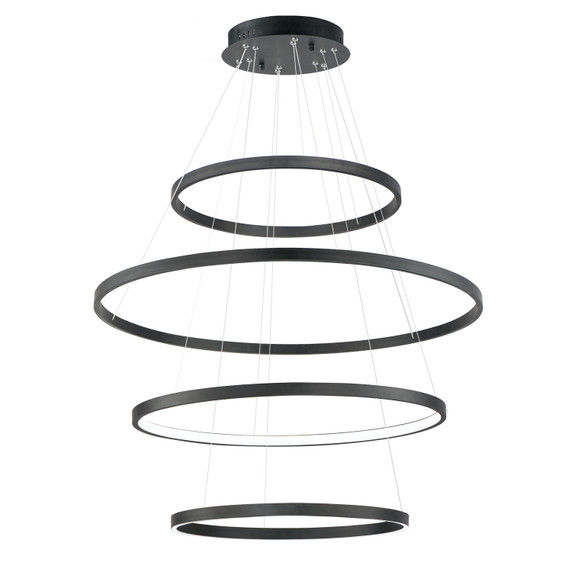 Large Chandeliers Ring/Halo by ET2 ( 86 | E22729-BK Groove WiZ ) 