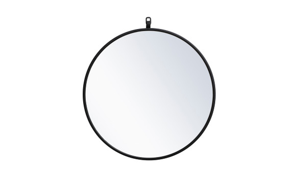 Mirrors Oval/Round by Elegant Lighting ( 173 | MR4721BK Rowan ) 