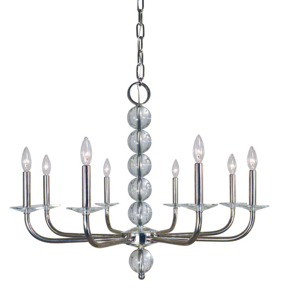 Mid. Chandeliers Candle by Framburg ( 8 | 4968 PN Glamour ) 