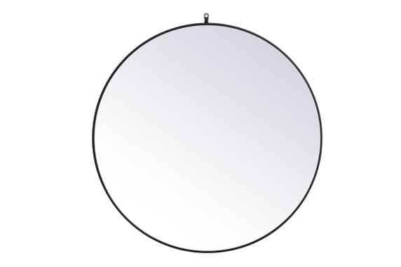 Mirrors Oval/Round by Elegant Lighting ( 173 | MR4745BK Rowan ) 