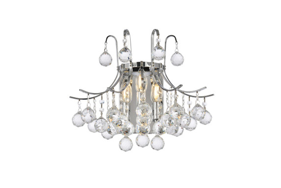 Sconces Triple Candle by Elegant Lighting ( 173 | V8000W16C/RC Toureg ) 