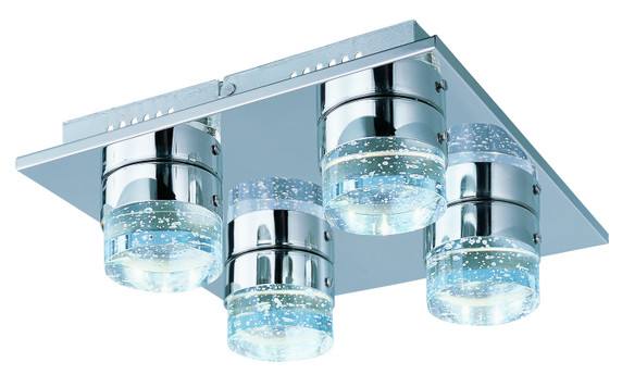 Flush Mounts Glass Down by ET2 ( 86 | E22772-91PC Fizz IV ) 