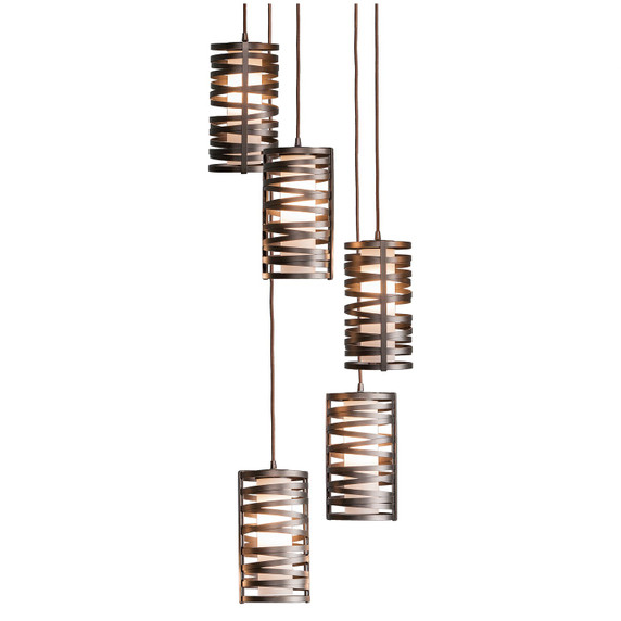 Mini Pendants 3 Light Cluster by Hammerton Studio ( 404 | CHB0013-03-NB-F-C01-E2 Tempest ) 