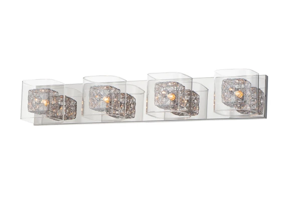Bathroom Fixtures Four Lights by ET2 ( 86 | E22834-18PCPC Gem ) 
