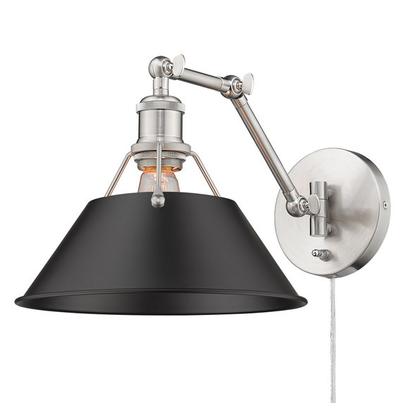 Lamps Wall by Golden ( 62 | 3306-A1W PW-BLK Orwell ) 