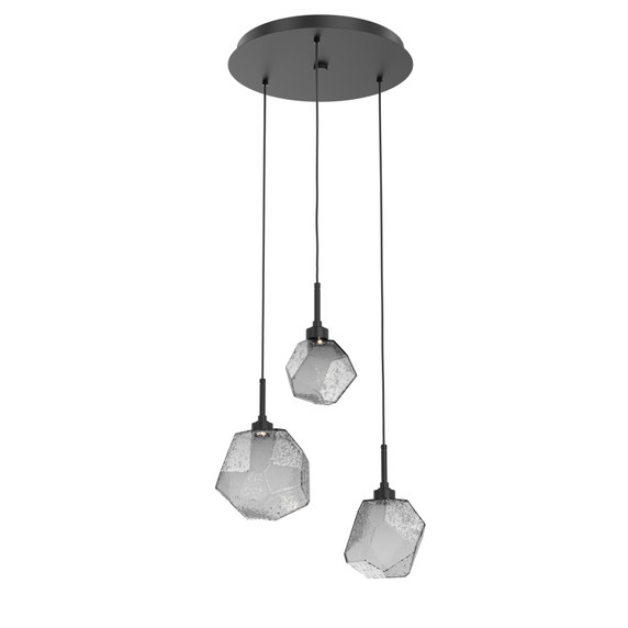 Mini Pendants 3 Light Cluster by Hammerton Studio ( 404 | CHB0039-03-MB-S-C01-L3 Gem ) 