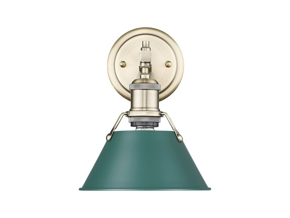 Sconces Metal by Golden ( 62 | 3306-BA1 AB-GN Orwell ) 