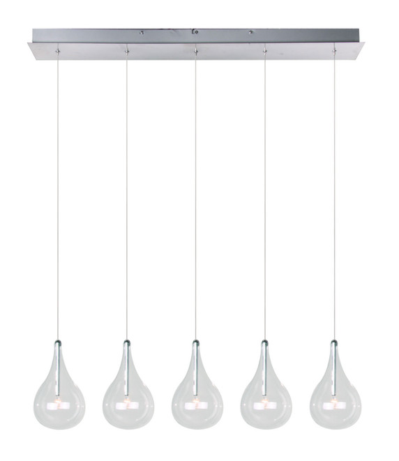 Linear/Island 4 Light + by ET2 ( 86 | E23115-18 Larmes ) 