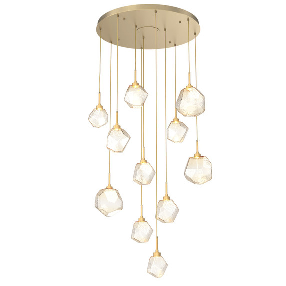 Large Chandeliers Multi-Port/Cascade by Hammerton Studio ( 404 | CHB0039-11-GB-A-C01-L3 Gem ) 