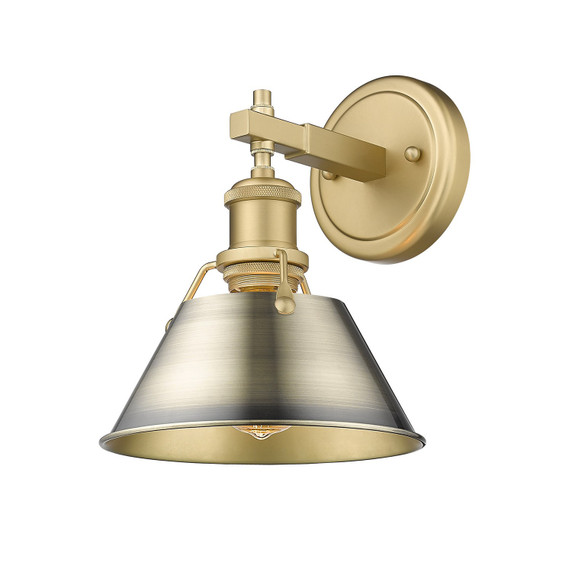 Sconces Metal by Golden ( 62 | 3306-BA1 BCB-AB Orwell ) 