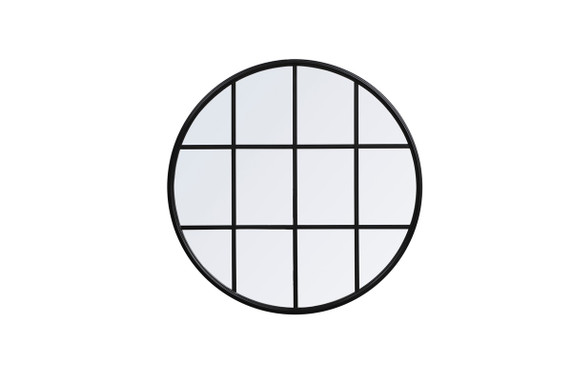 Mirrors Oval/Round by Elegant Lighting ( 173 | MR633232BK Motif ) 