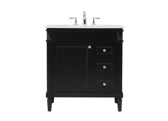 Plumbing Bath Chests/Vanities by Elegant Lighting ( 173 | VF31832BK Bennett ) 