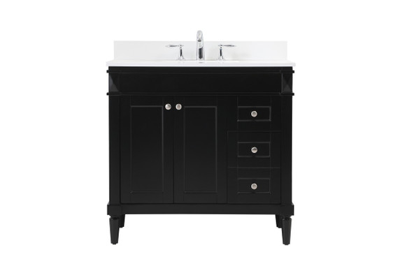 Plumbing Bath Chests/Vanities by Elegant Lighting ( 173 | VF31836BK-BS Bennett ) 