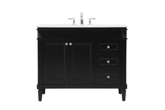Plumbing Bath Chests/Vanities by Elegant Lighting ( 173 | VF31842BK Bennett ) 