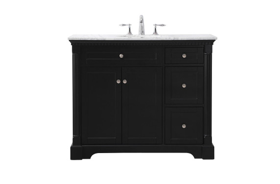 Plumbing Bath Chests/Vanities by Elegant Lighting ( 173 | VF53042BK Clarence ) 