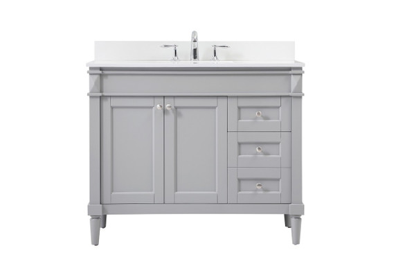 Plumbing Bath Chests/Vanities by Elegant Lighting ( 173 | VF31842GR-BS Bennett ) 