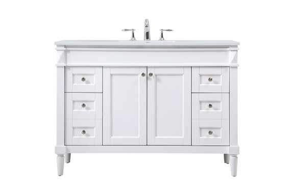 Plumbing Bath Chests/Vanities by Elegant Lighting ( 173 | VF31848WH Bennett ) 