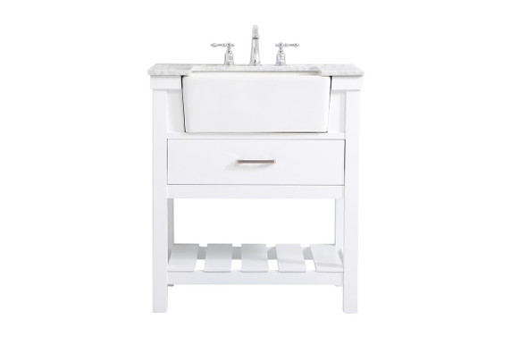 Plumbing Bath Chests/Vanities by Elegant Lighting ( 173 | VF60130WH Clement ) 