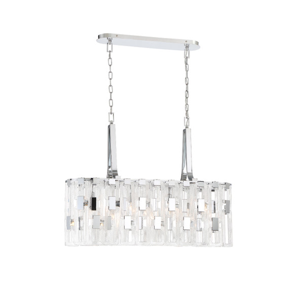 Linear/Island Drum Shade by Eurofase ( 40 | 33742-014 Viviana ) 