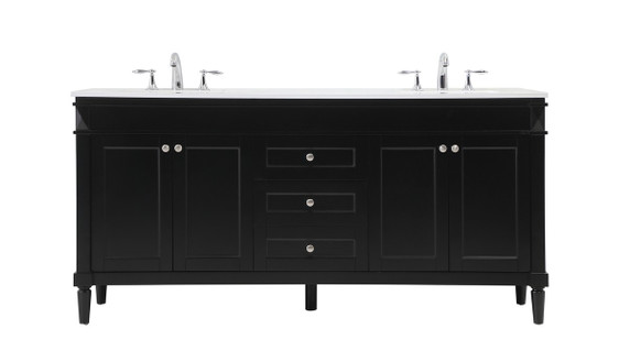 Plumbing Bath Chests/Vanities by Elegant Lighting ( 173 | VF31872DBK Bennett ) 