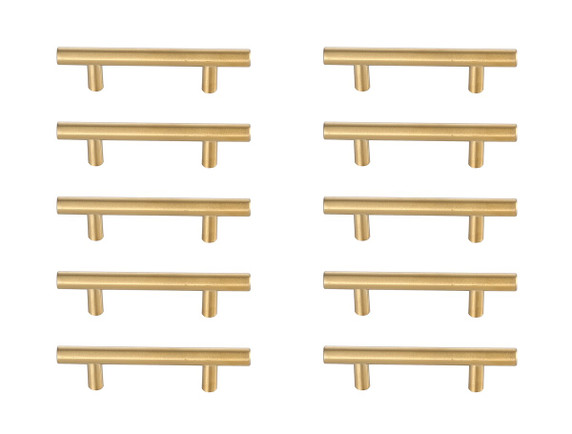 Specialty Items Cabinet Hardware by Elegant Lighting ( 173 | PL400-3-BR-10PK Quinn ) 