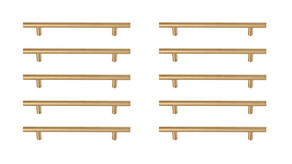 Specialty Items Cabinet Hardware by Elegant Lighting ( 173 | PL400-6-BR-10PK Quinn ) 