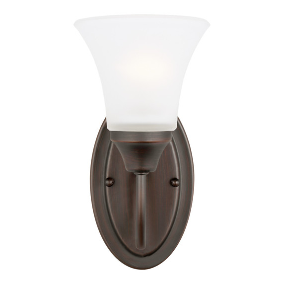 Sconces Single Glass by Generation Lighting ( 1 | 41806-710 Holman ) 
