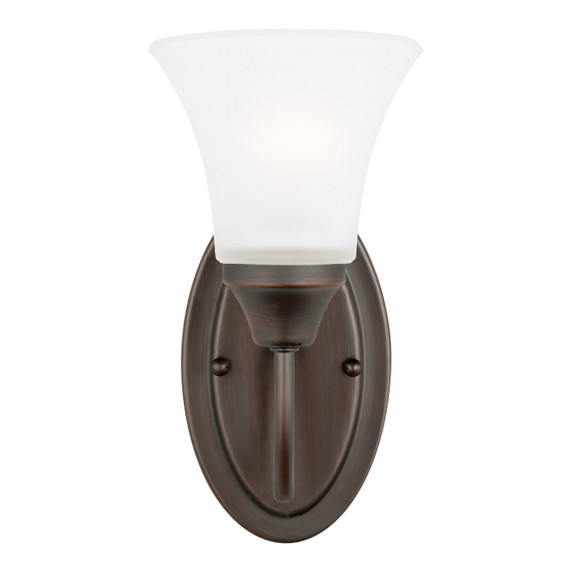 Sconces Single Glass by Generation Lighting ( 1 | 41806EN3-710 Holman ) 