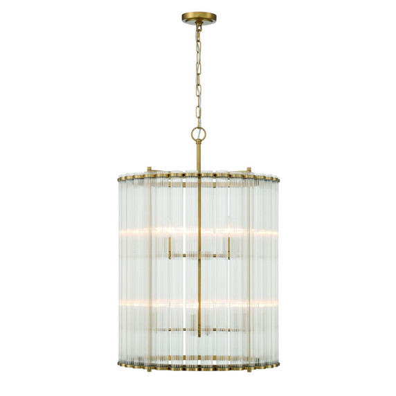 Mid. Chandeliers Glass Down by Eurofase ( 40 | 47238-015 Glasbury ) 