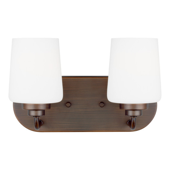 Bathroom Fixtures Two Lights by Generation Lighting ( 1 | 4402802EN3-710 Windom ) 