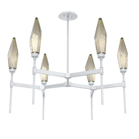 Mid. Chandeliers Glass Up by Hammerton Studio ( 404 | CHB0050-37-CS-CB-001-L1 Rock Crystal ) 