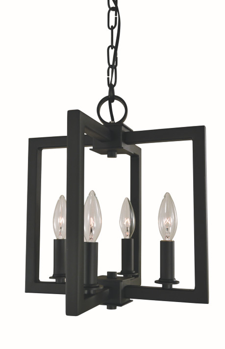Mini Chandeliers Candle by Framburg ( 8 | L1184 MBLACK Andrew ) 