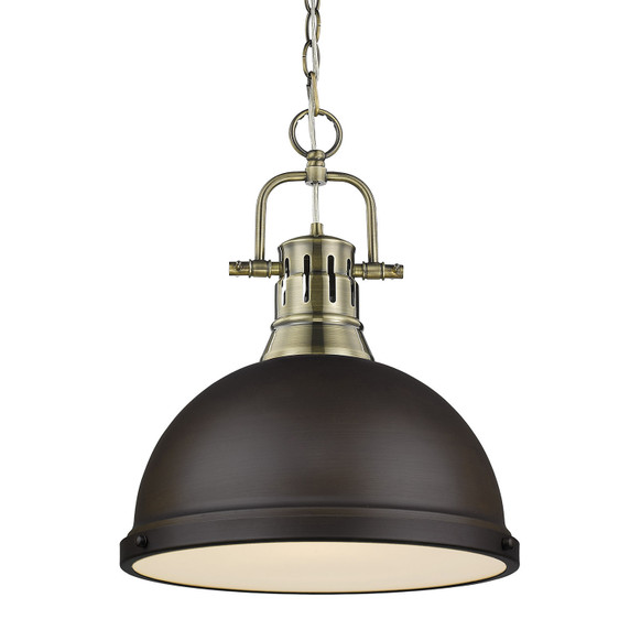 Pendants Metal Shade by Golden ( 62 | 3602-L AB-RBZ Duncan ) 
