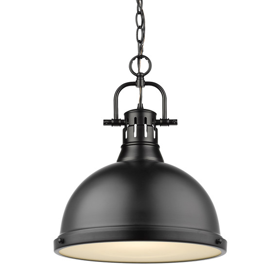 Pendants Metal Shade by Golden ( 62 | 3602-L BLK-BLK Duncan ) 